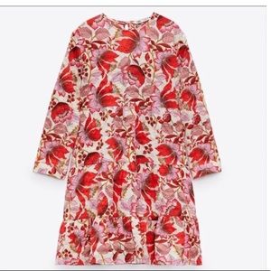 zara floral dress